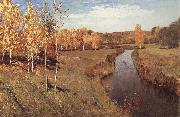 Levitan, Isaak Golden autumn china oil painting artist